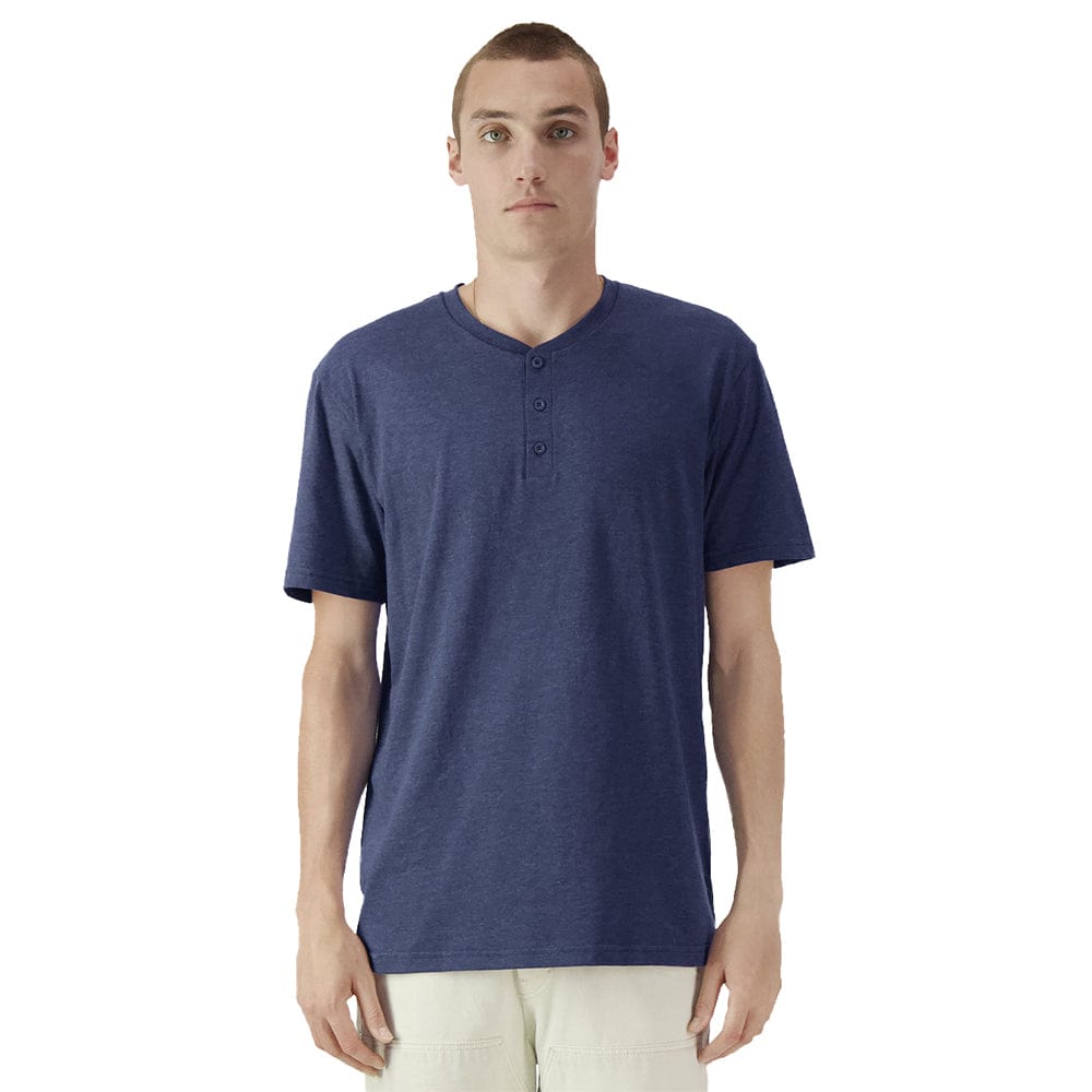 American Apparel CVC Unisex Henley T-Shirt