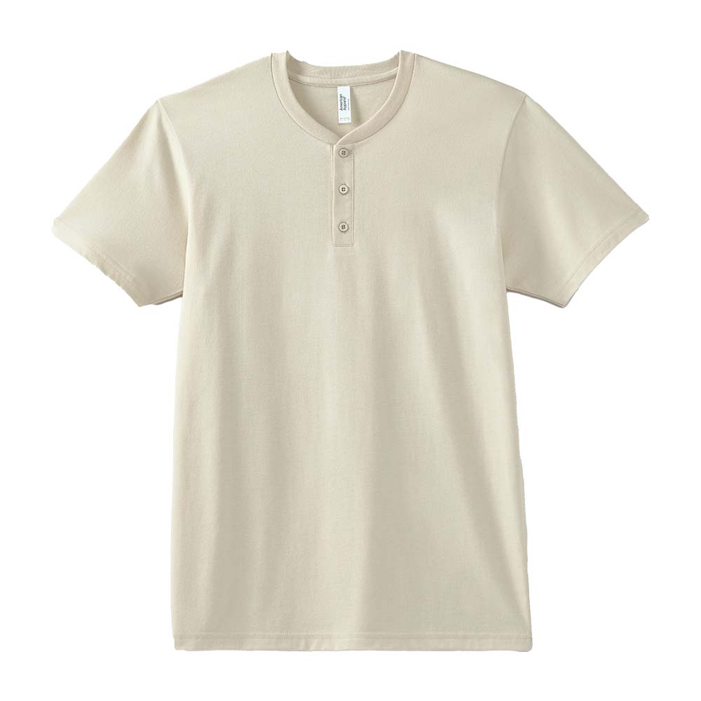American Apparel CVC Unisex Henley T-Shirt