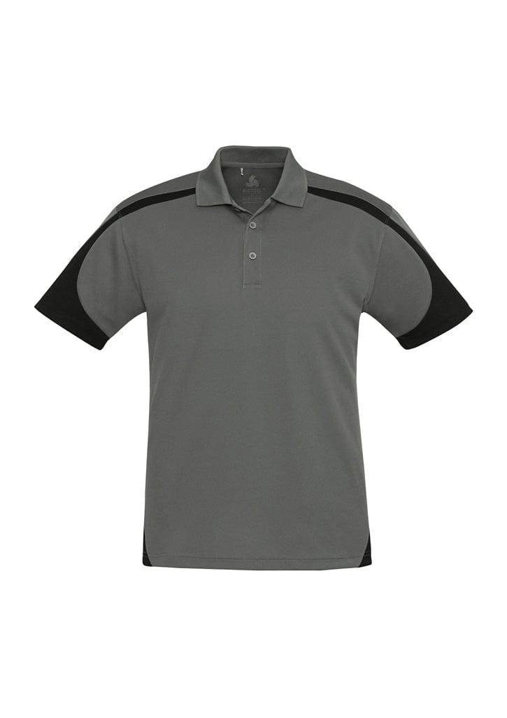 Biz Collection Mens Talon Short Sleeve Polo