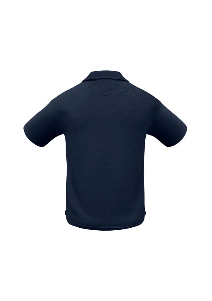 Biz Collection Mens Micro Waffle Short Sleeve Polo