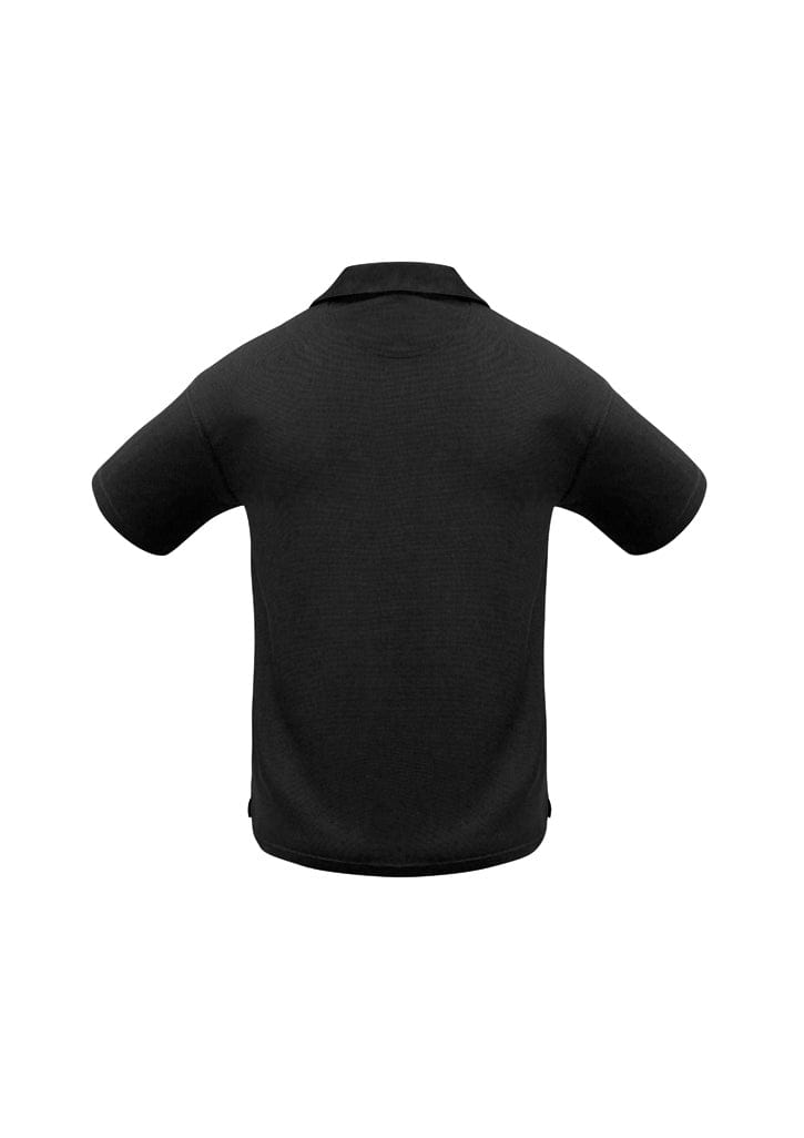 Biz Collection Mens Micro Waffle Short Sleeve Polo