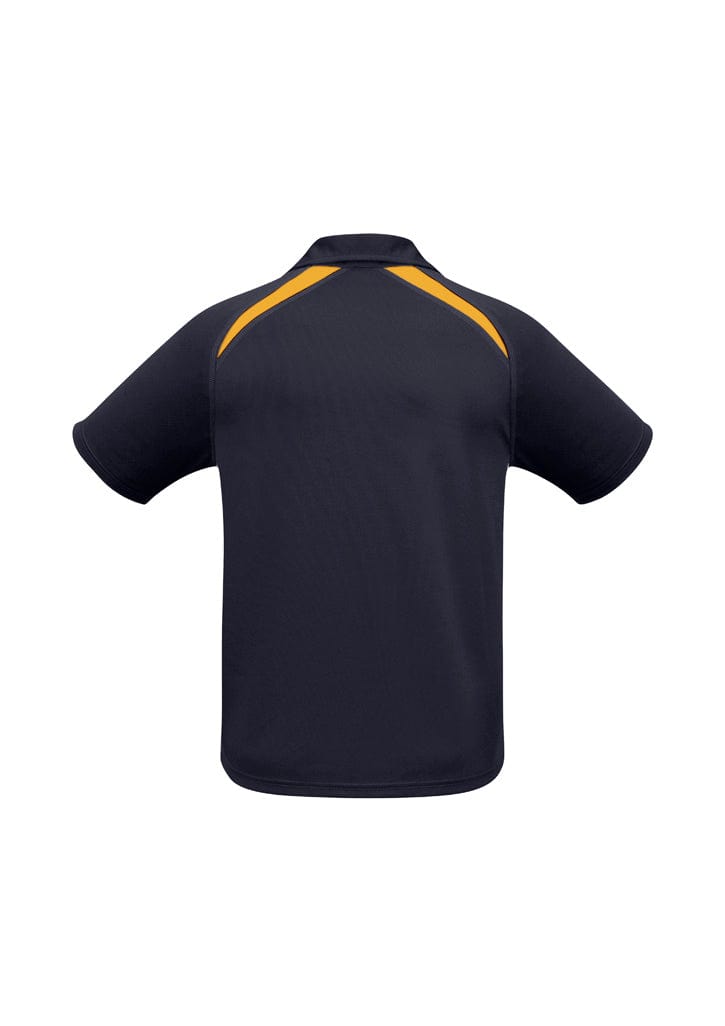 Biz Collection Mens Splice Short Sleeve Polo