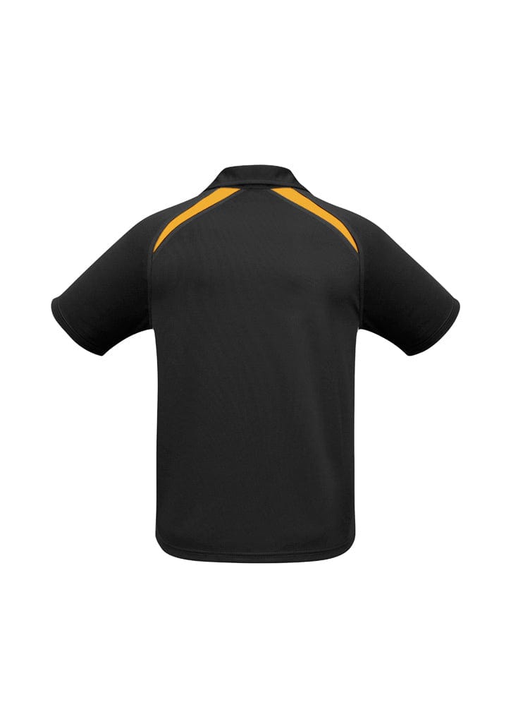 Biz Collection Mens Splice Short Sleeve Polo