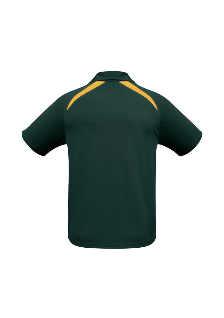 Biz Collection Mens Splice Short Sleeve Polo