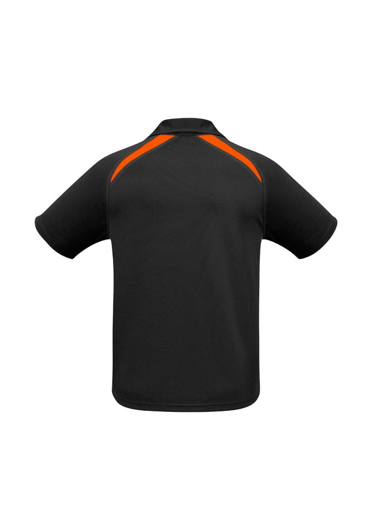Biz Collection Mens Splice Short Sleeve Polo