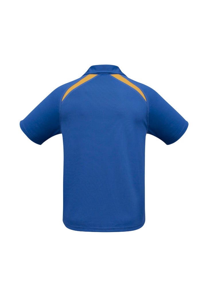 Biz Collection Mens Splice Short Sleeve Polo