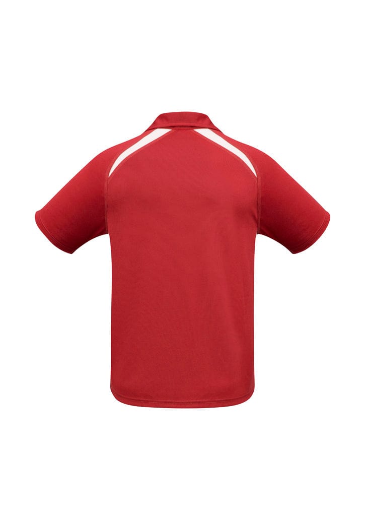 Biz Collection Mens Splice Short Sleeve Polo