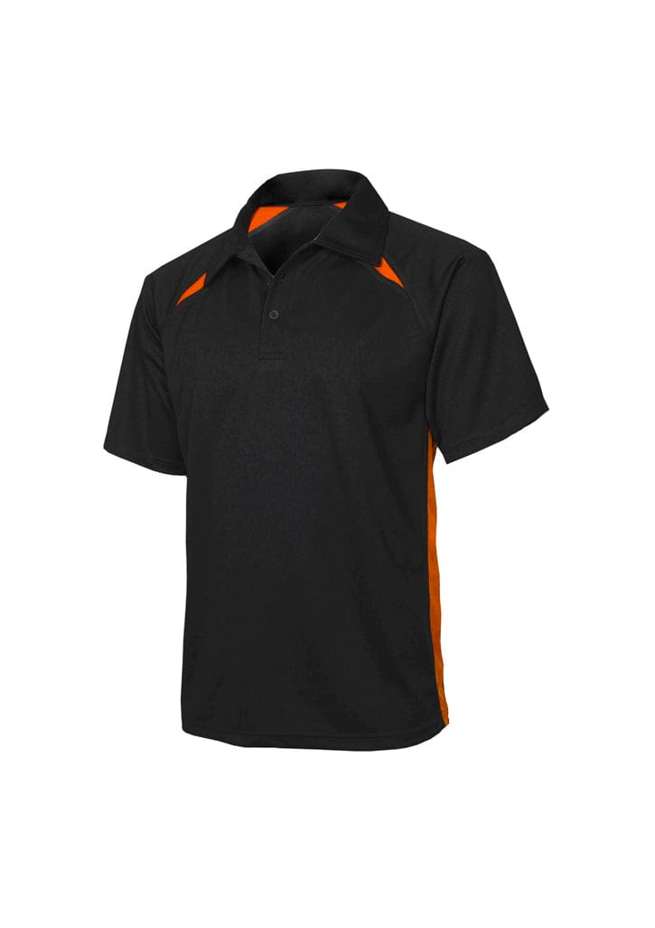 Biz Collection Mens Splice Short Sleeve Polo