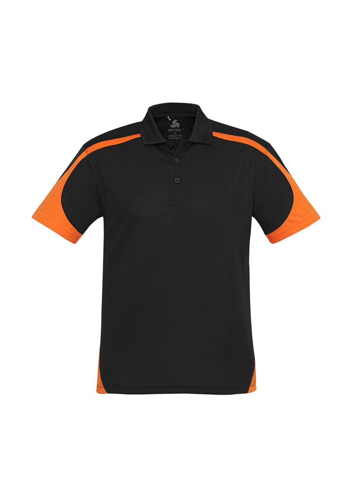 Biz Collection Mens Talon Short Sleeve Polo