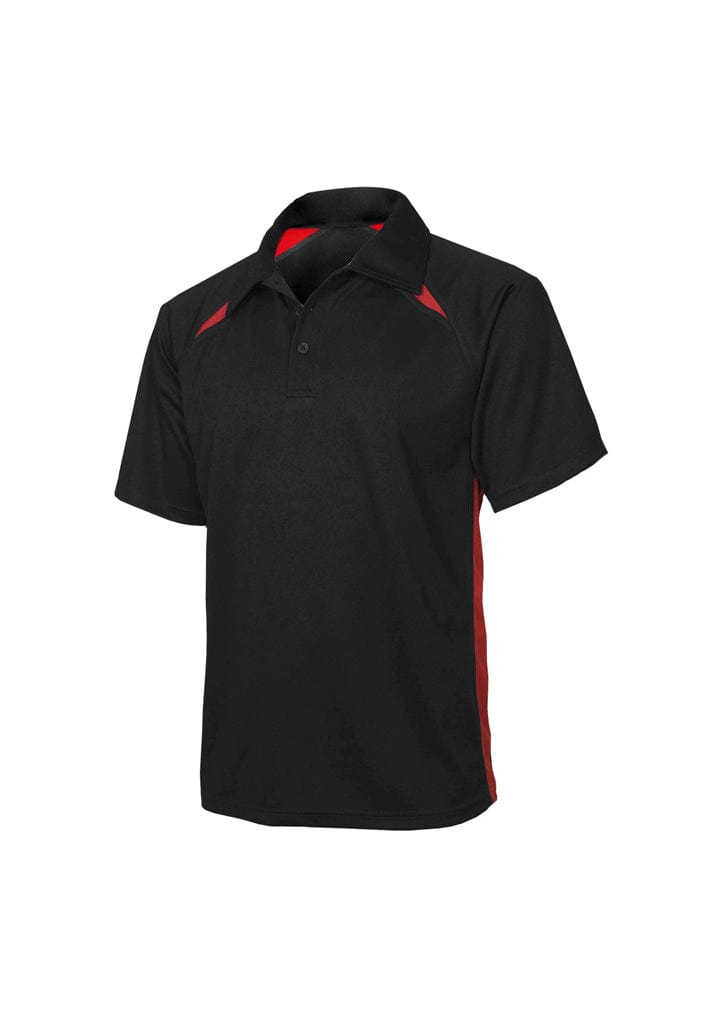 Biz Collection Mens Splice Short Sleeve Polo