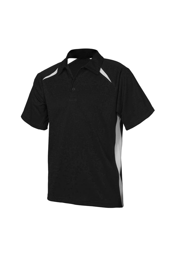 Biz Collection Mens Splice Short Sleeve Polo
