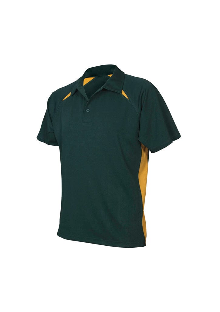Biz Collection Mens Splice Short Sleeve Polo