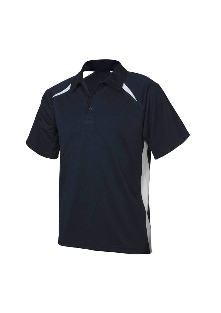 Biz Collection Mens Splice Short Sleeve Polo