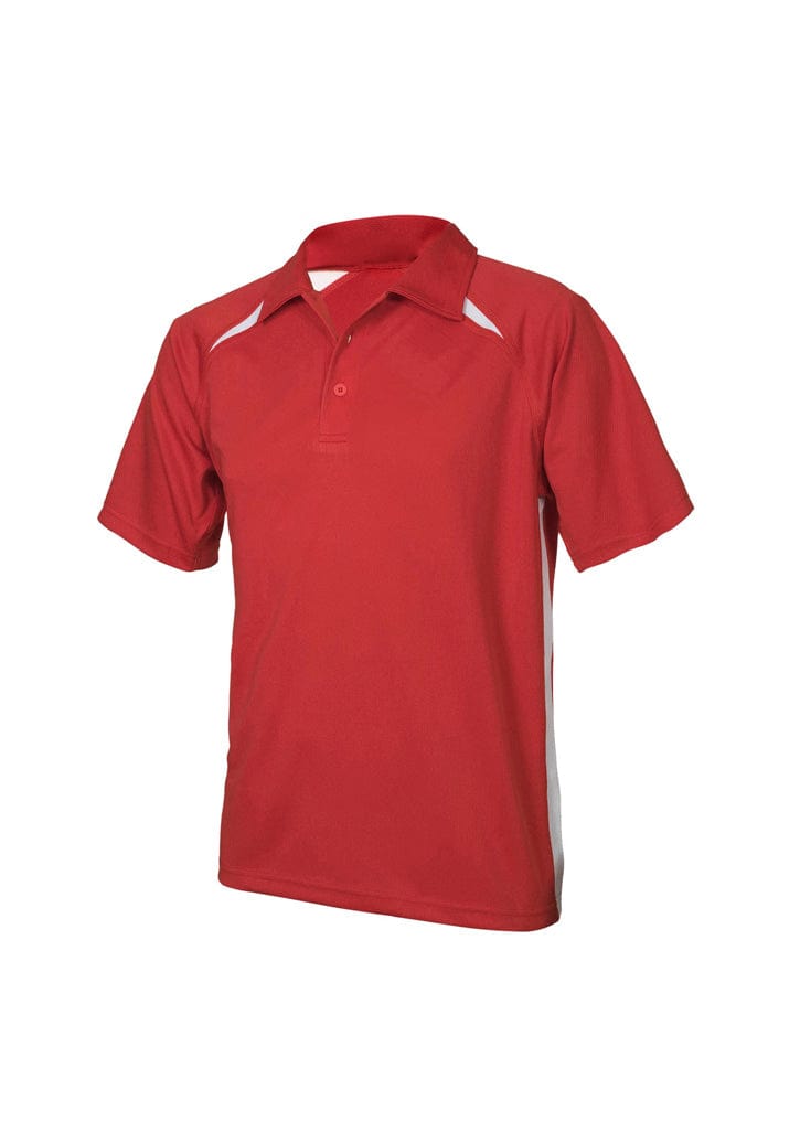 Biz Collection Mens Splice Short Sleeve Polo