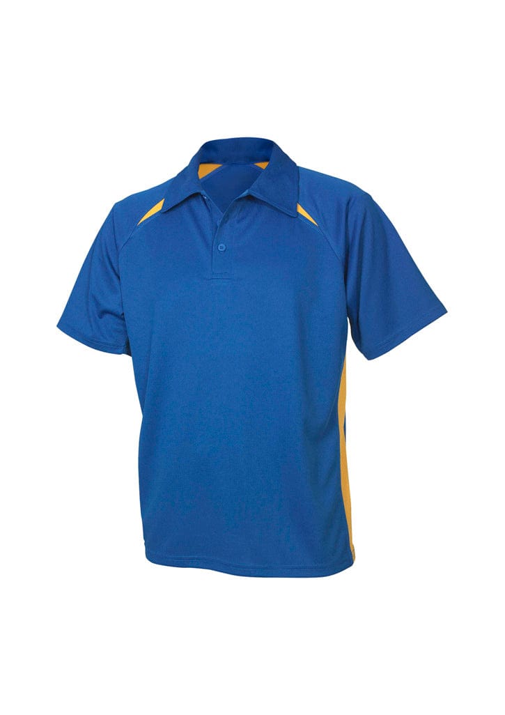 Biz Collection Mens Splice Short Sleeve Polo