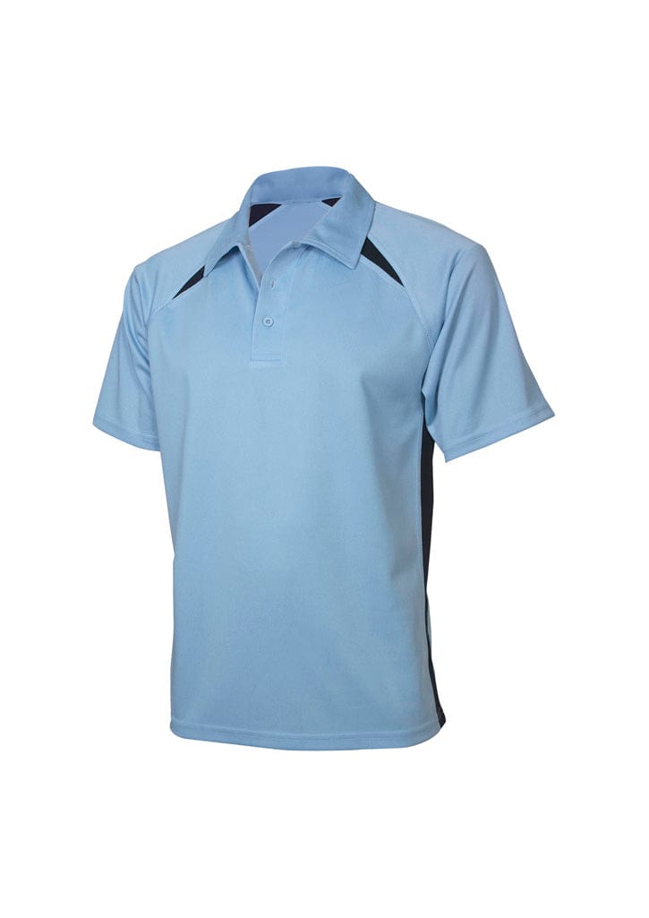 Biz Collection Mens Splice Short Sleeve Polo
