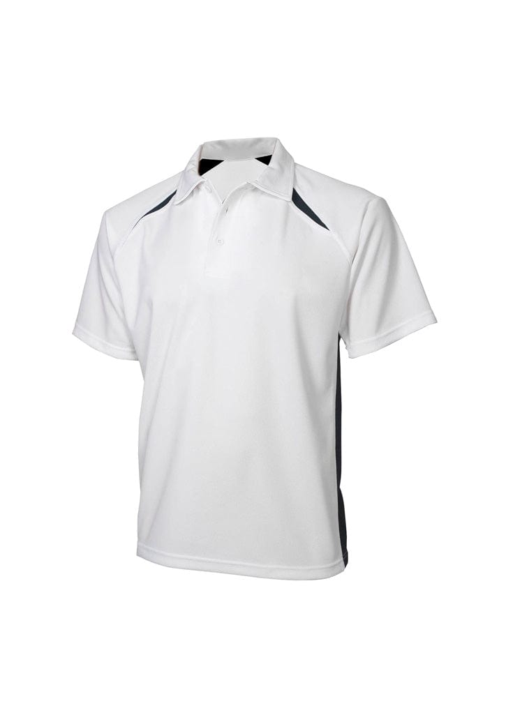 Biz Collection Mens Splice Short Sleeve Polo
